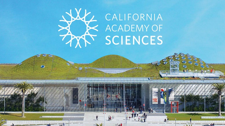 Must-Visit California Academy of Sciences in Golden Gate Park, across from the DeYoung Museum