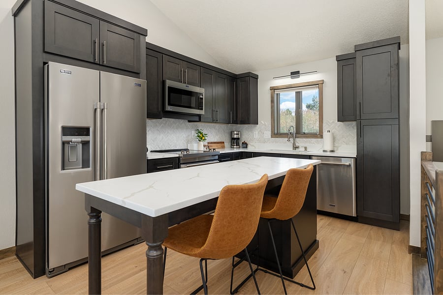 Kitchen with Panrty and Island