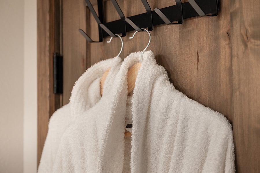 Robes provided for your comfort