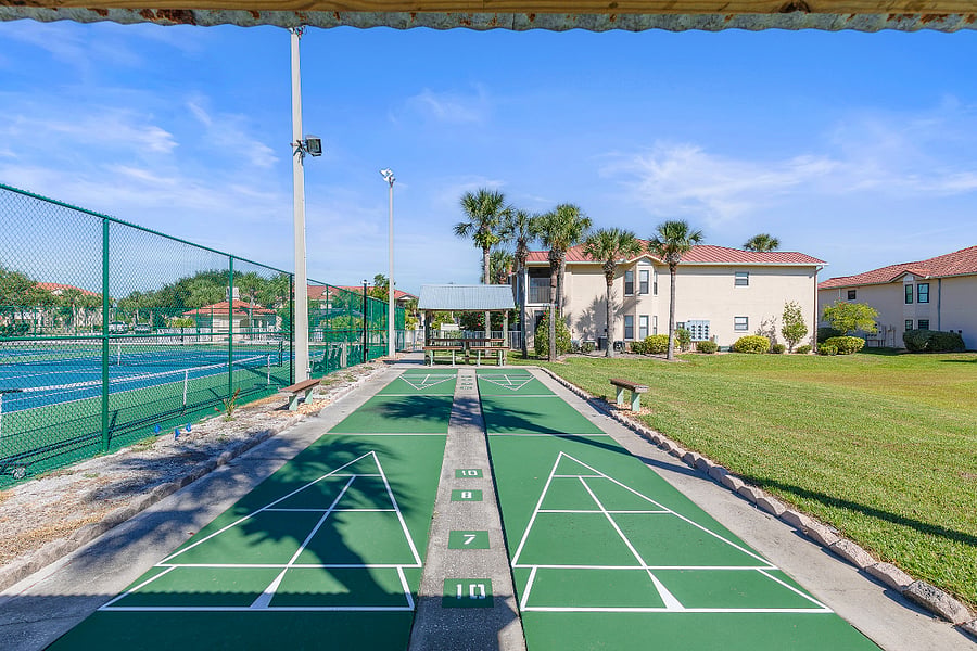 Shuffleboard + Tennis