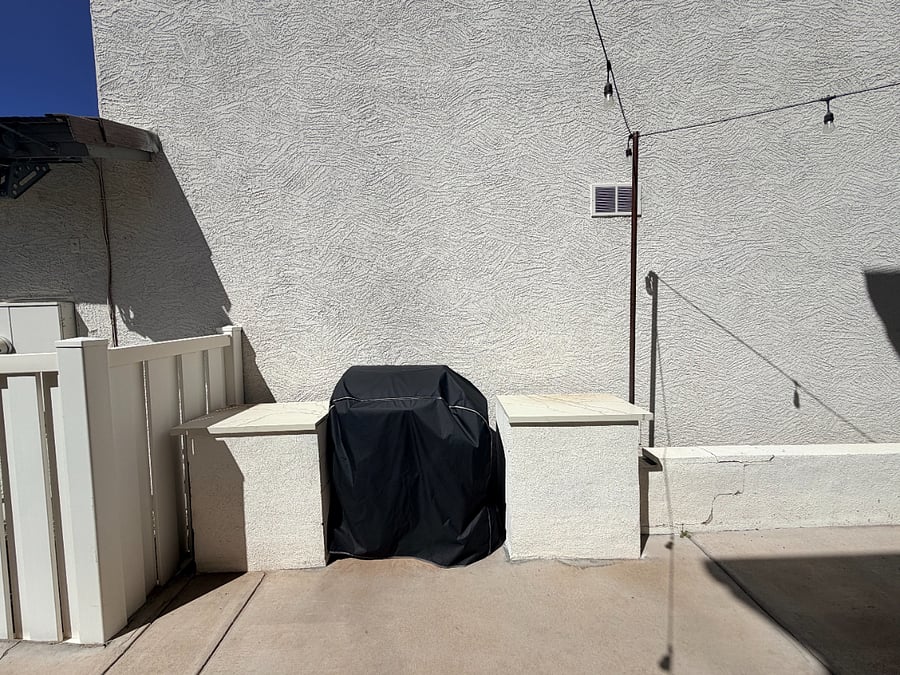 Outdoor grill available for easy, at-home cooking.