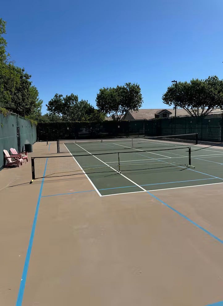 Community Lighted Tennis Court and Pickleball Court 