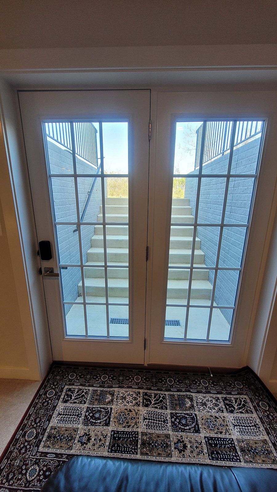 Entrance door from inside