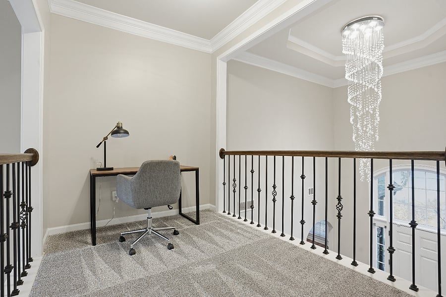 Additional workspace offering flexibility for work, study, or creative projects.