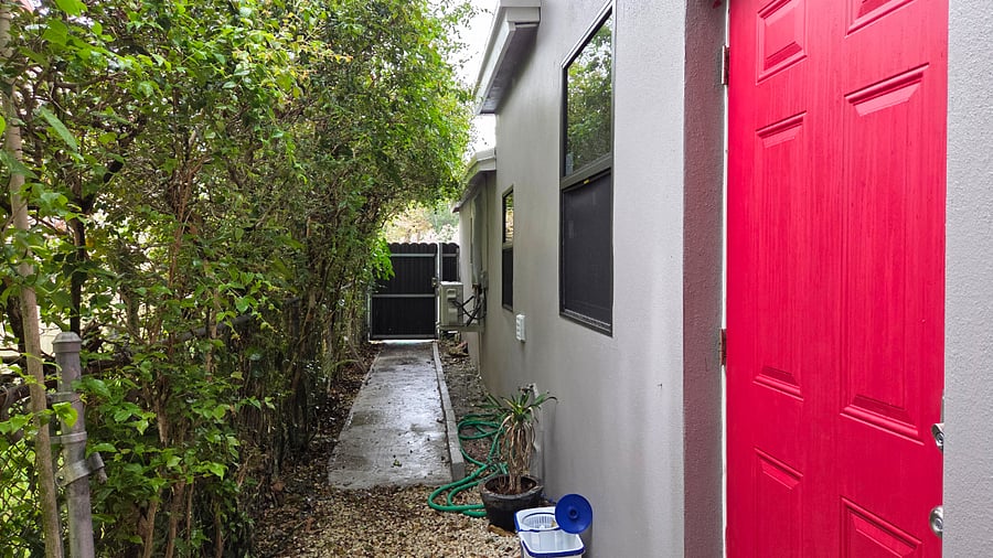 Private entrance