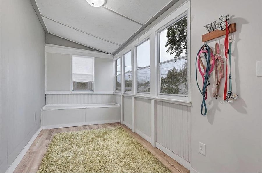 SUNROOM LEADING TO BACKYARD