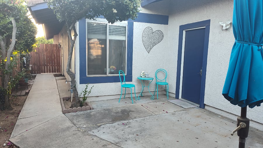 Access front street access to doorway to enter home and garage door for washer/dryer. 
