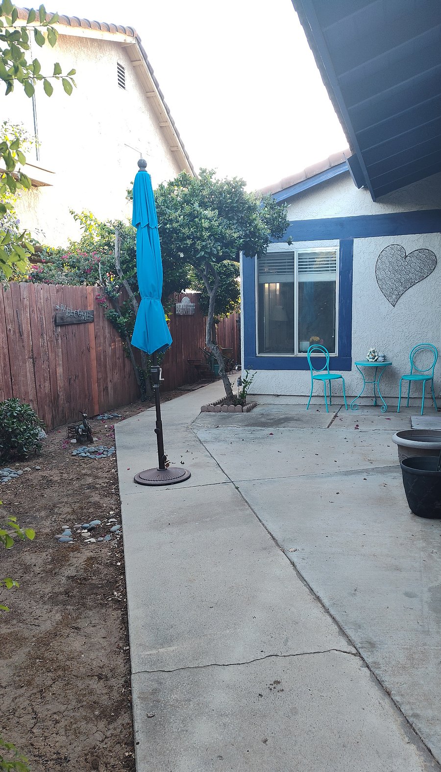 Can personalize courtyard to your liking if you wish. 