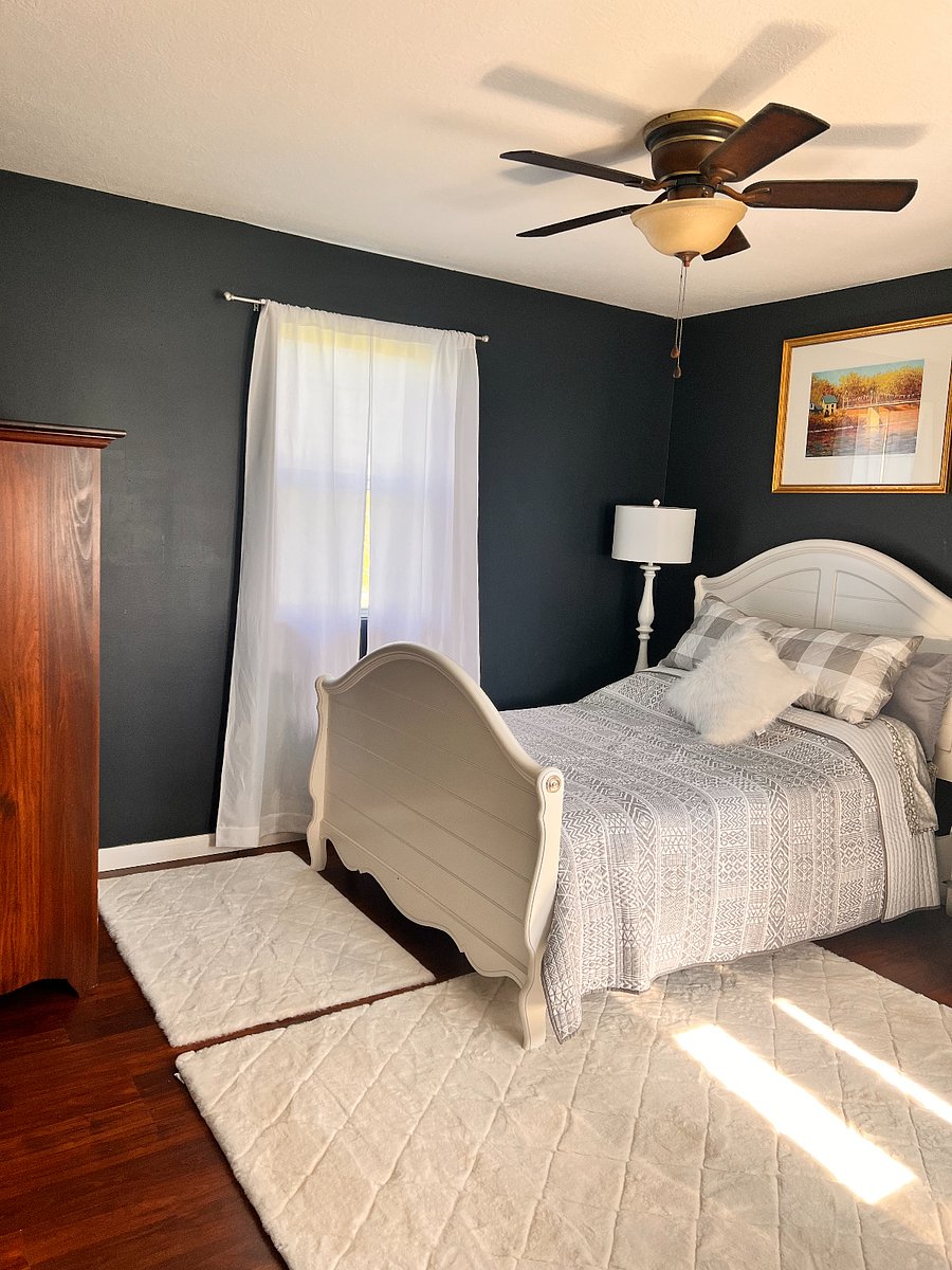 1st Bedroom, Full Size Bed. Main Level. With plenty of closet space.