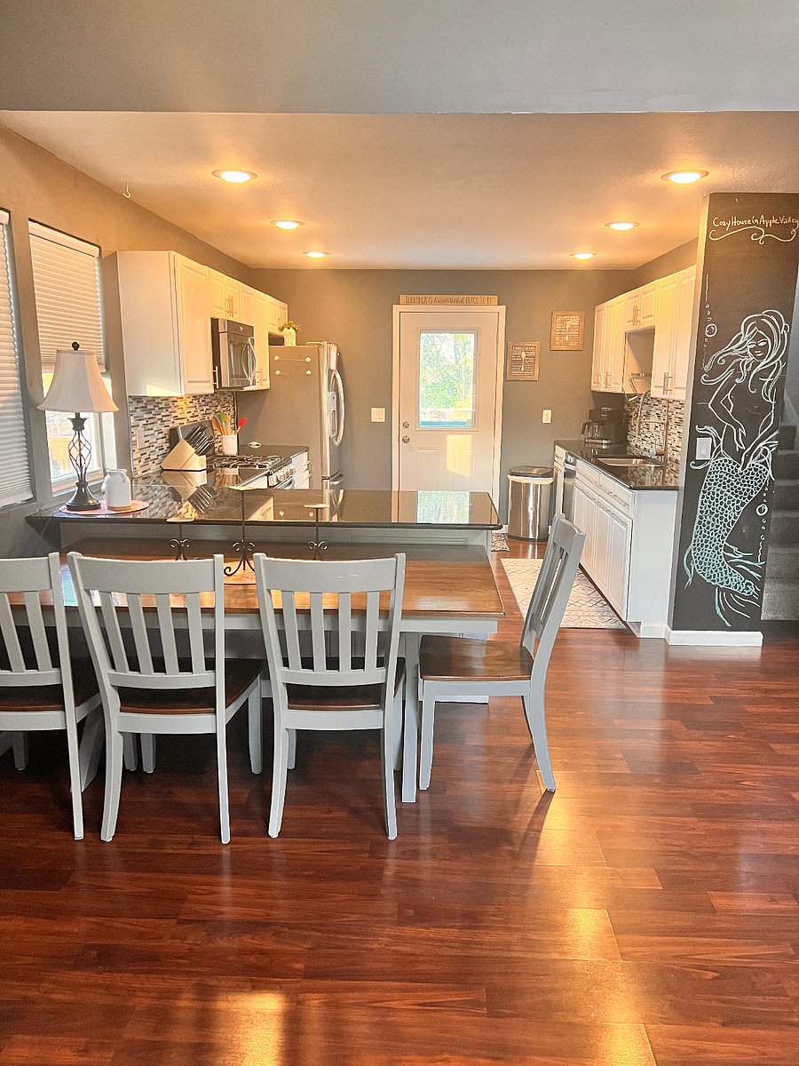Dining area and Kitchen.