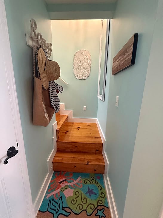 Foot of stairs