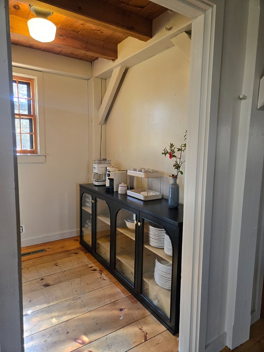 Coffee station in walk-in pantry