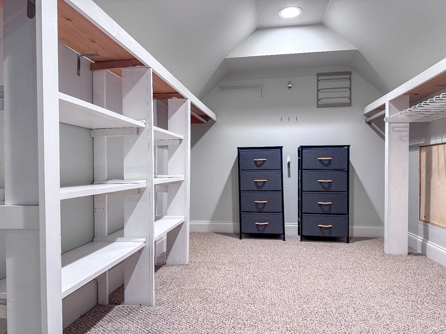 Large walk-in closet