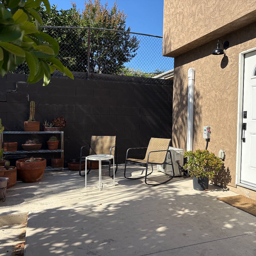 Back Patio Area