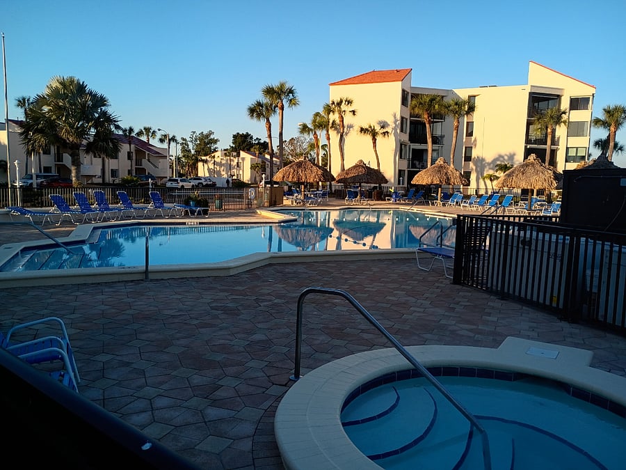 Community Pool and Hot tub