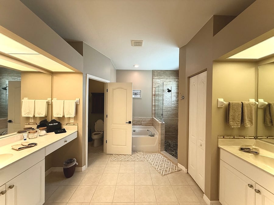 Master bathroom