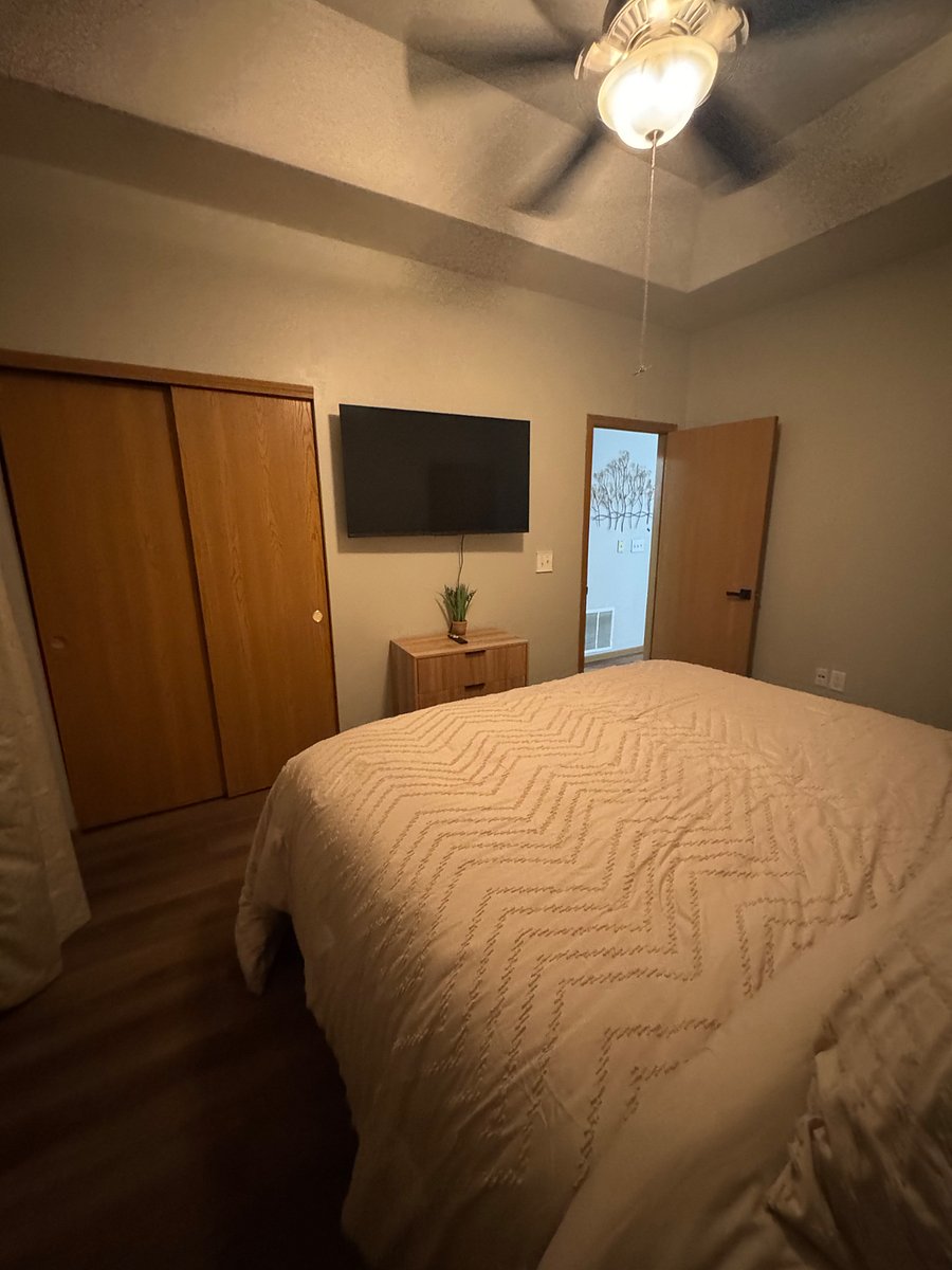 Master Bedroom with attached bathroom 