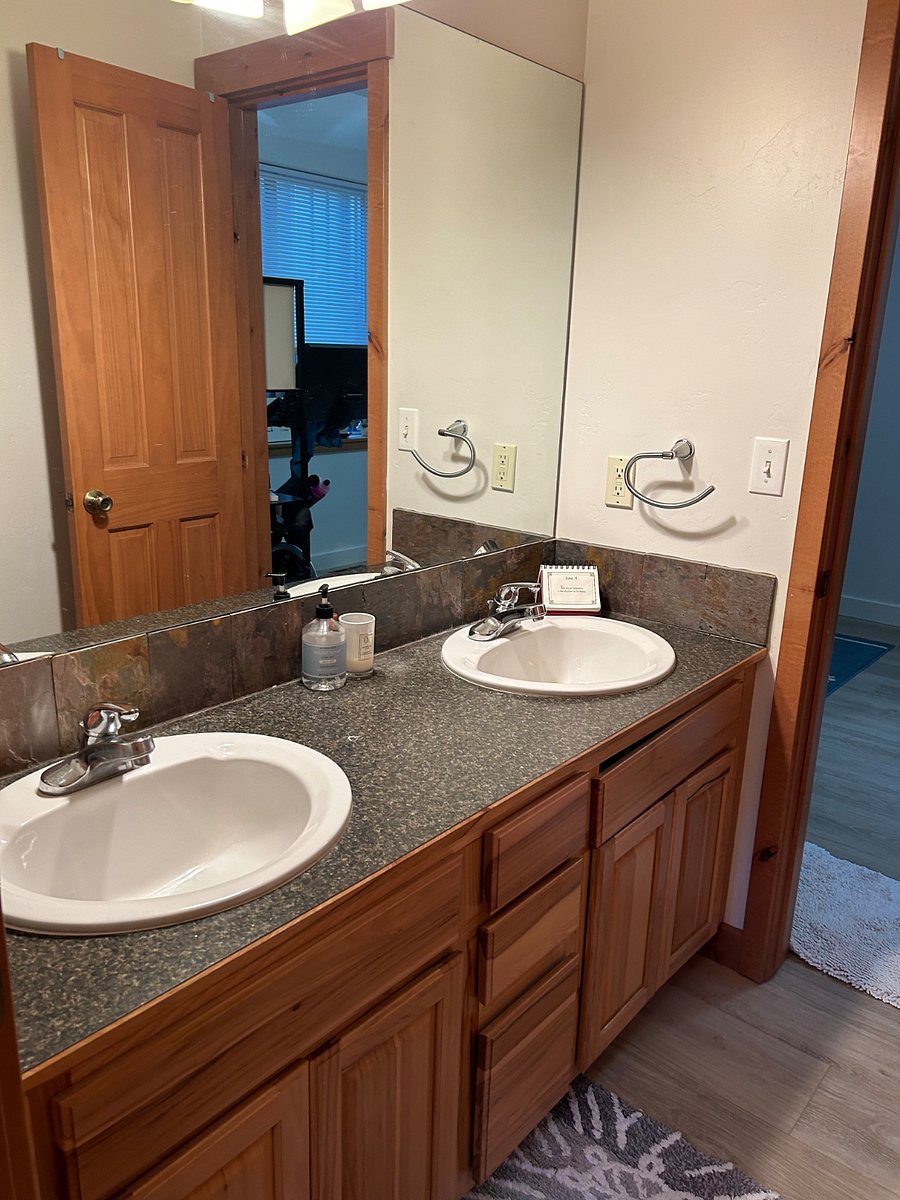 Jack and Jill bathroom sink.