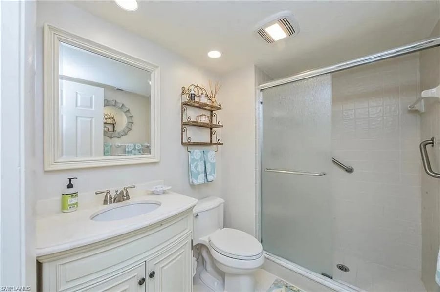 Hallway bathroom