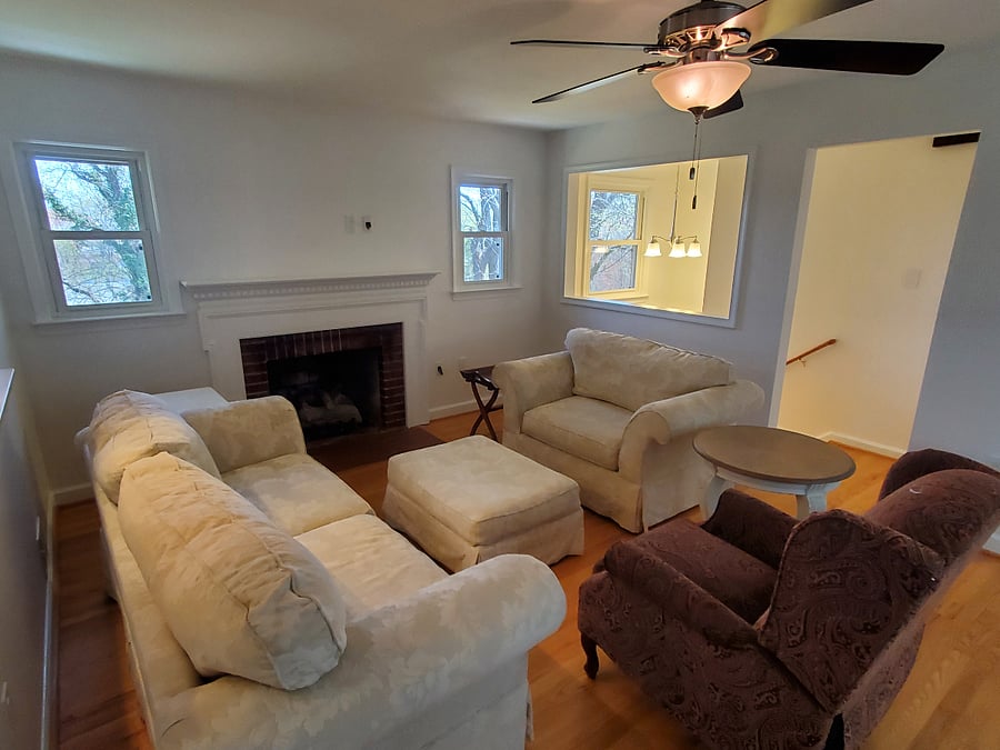 Comfortable and inviting living room.