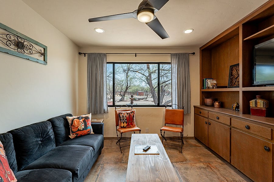 Den with sleeper sofa