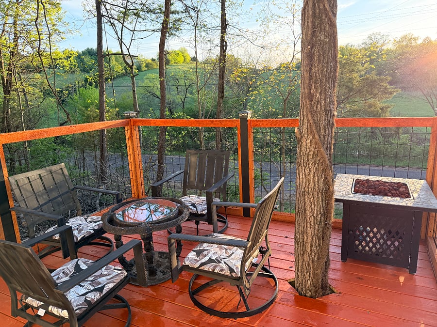 Front deck