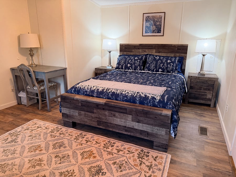 Master bedroom view from windows.