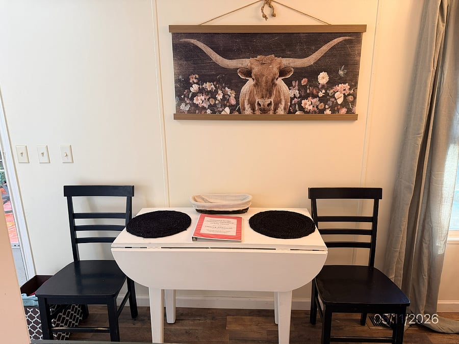 Additional dining room seating