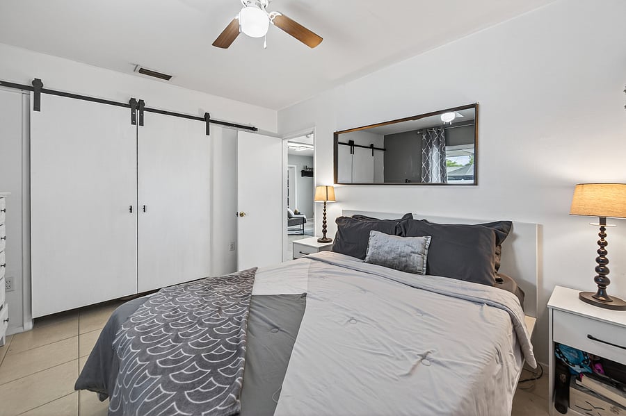 Some furnishings are owner-owned and will be removed prior to occupancy. Any items not conveying will be replaced with comparable, high-quality furniture before move-in.