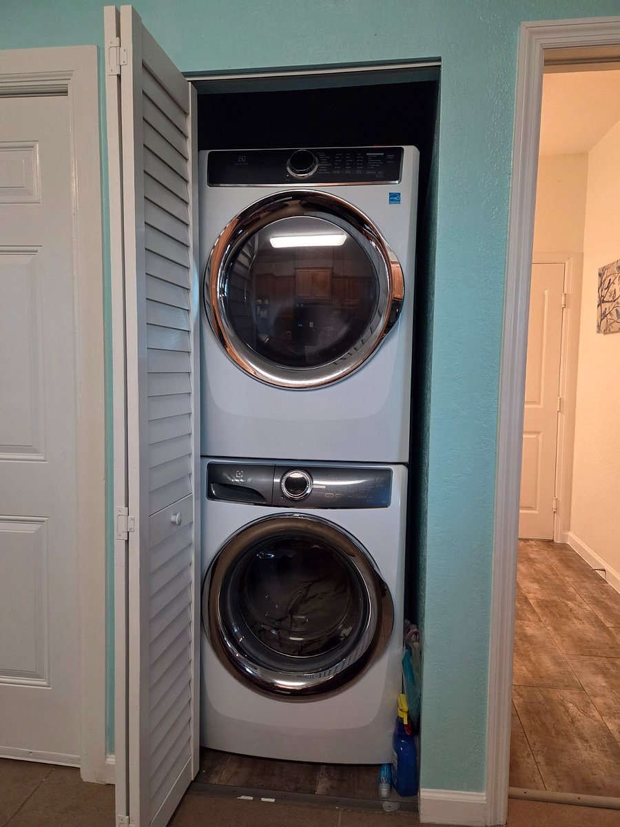Full-size washer and dryer