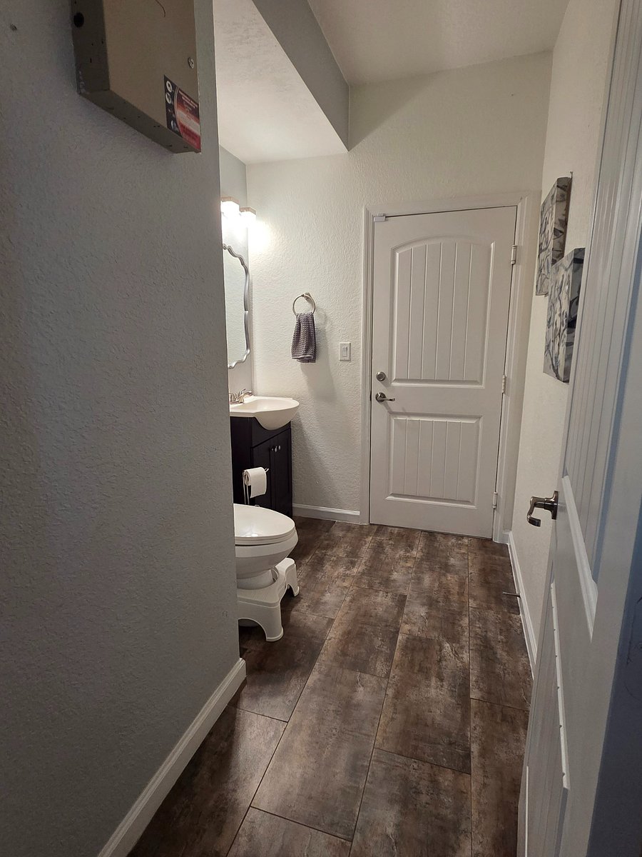 Half bathroom in common area downstairs