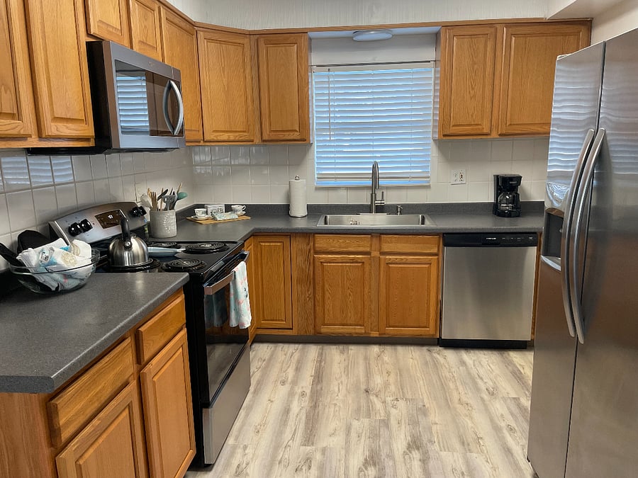 Well-appointed kitchen with stainless appliances