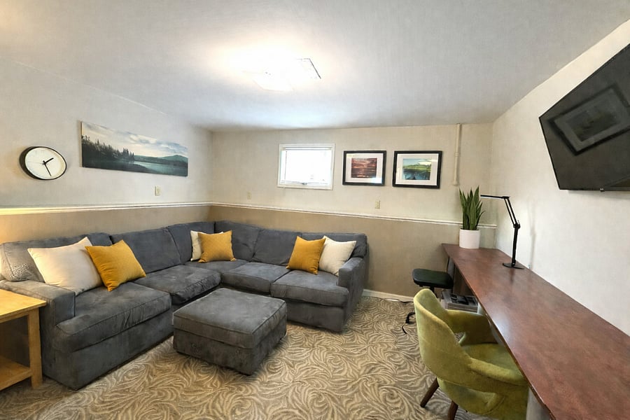 lower basement rec. room