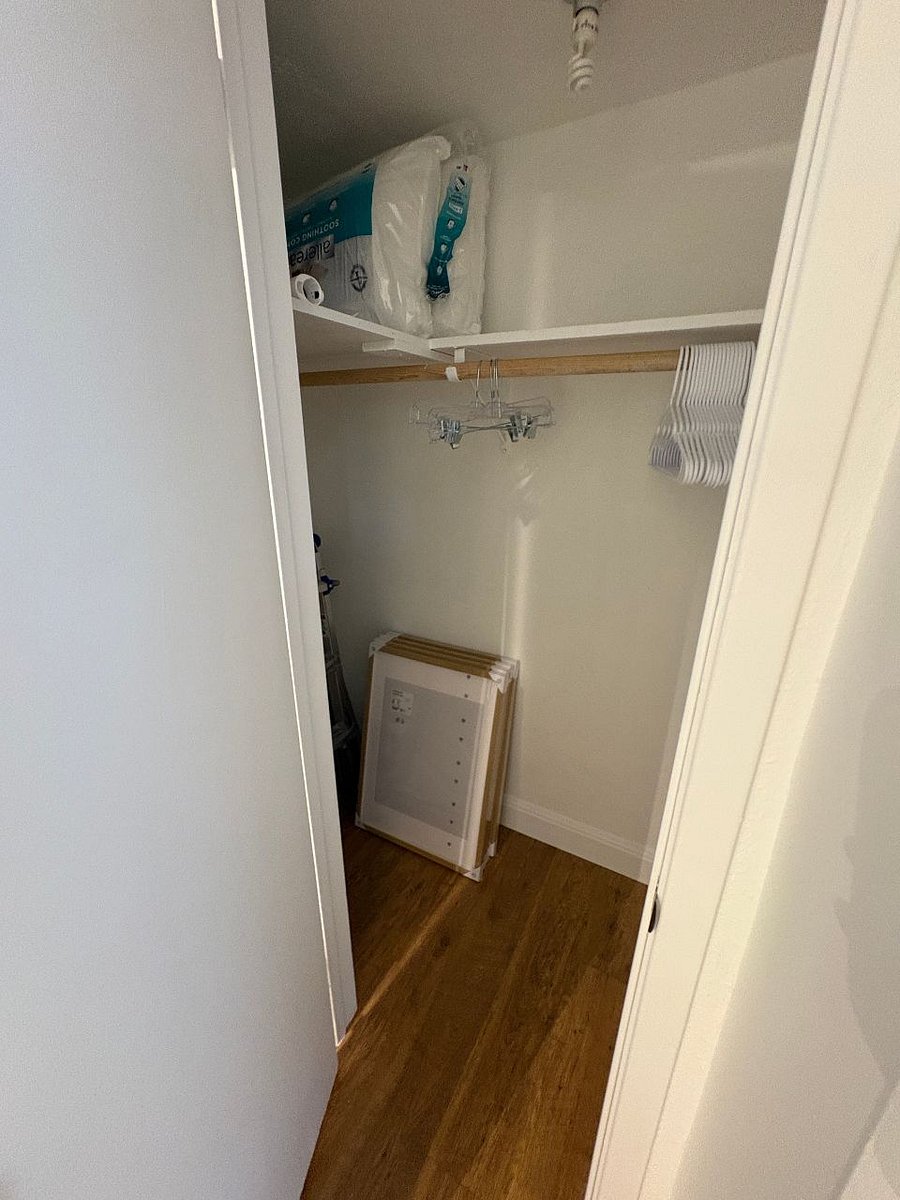 The closet.