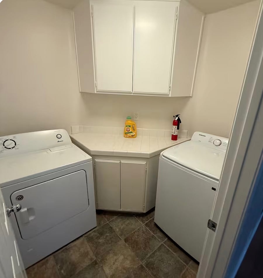 Laundry Room - New Washer & Dryer