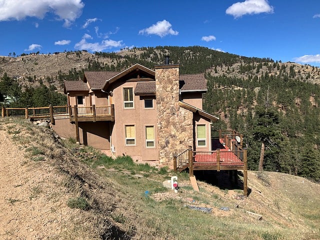Side view of House from Road