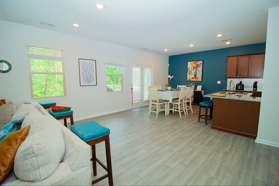 Open Living Dining