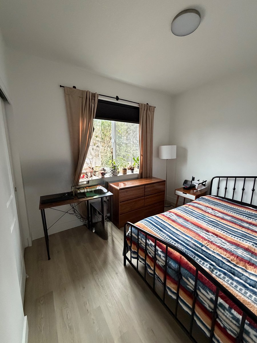 Area for desk and dresser