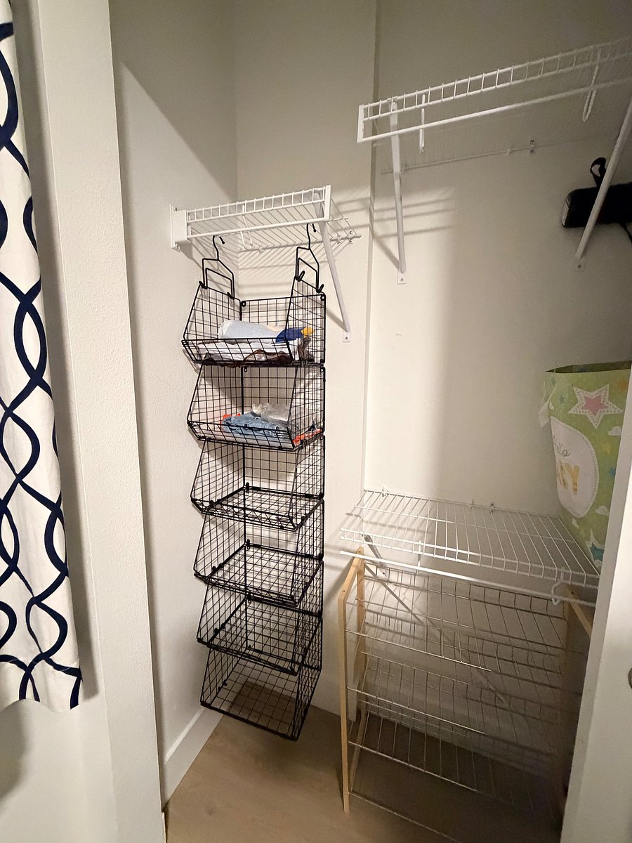 Inside of the closet