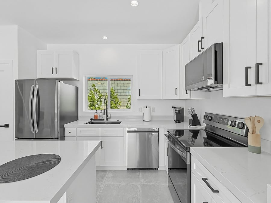 ADU Living Room and Kitchen