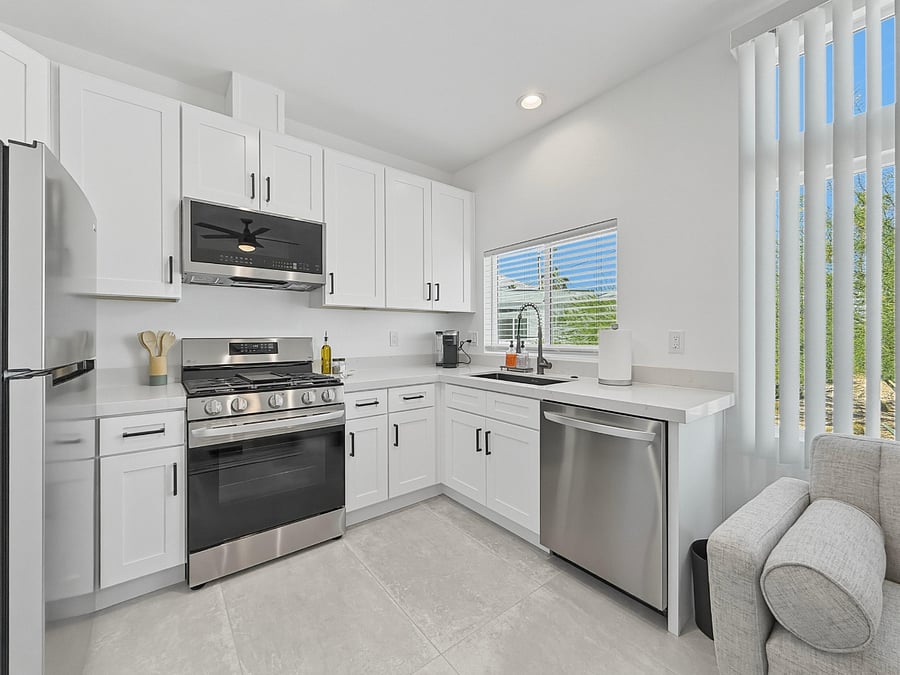 Junior ADU Living Room and Kitchen