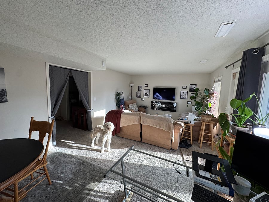 Downstairs living area