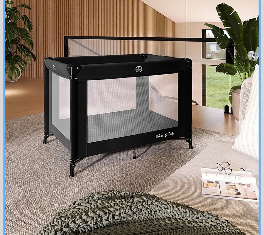 pack and play with waterproof mattress for those traveling with little ones.