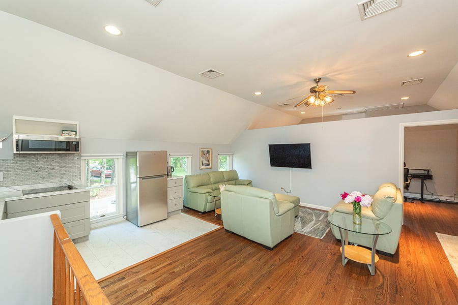 Plenty of lounging space to enjoy a nice relaxing evening.