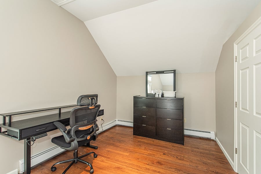 Plenty of space for your belongings with an 8-drawer dresser in the bedroom and a large closet in the dining area.