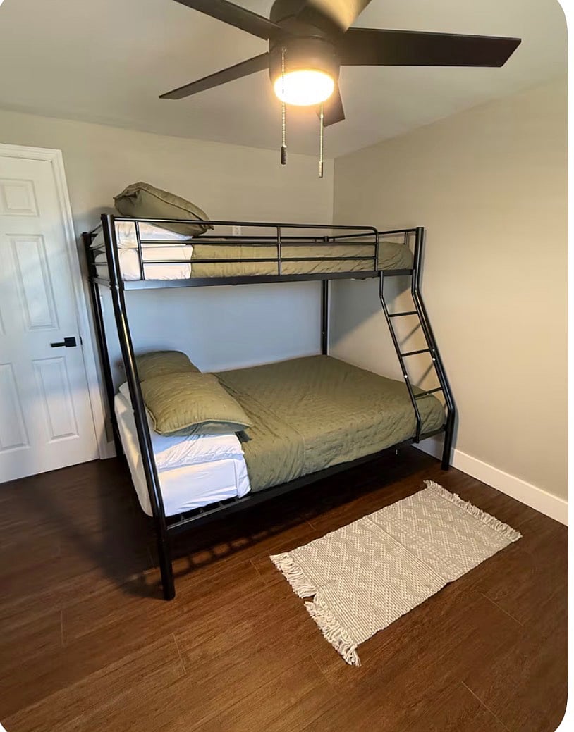 Full over twin bunk in 2nd Bedroom