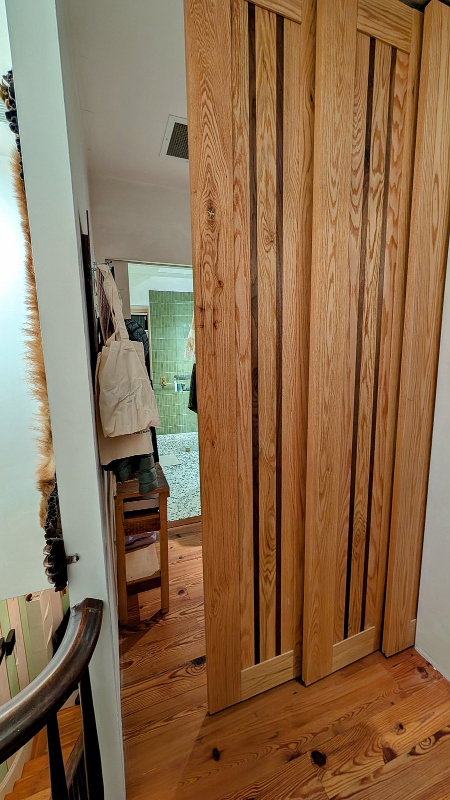 Front bedroom, bathroom, and wetbar can be sealed off with 9' sliding doors