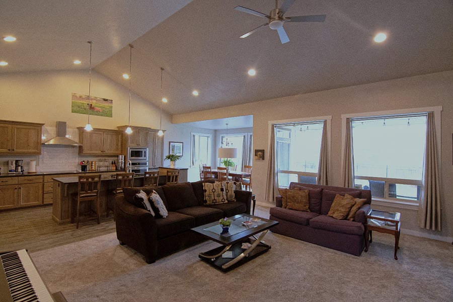 Shared Kitchen, Dining Room & Covered Patio