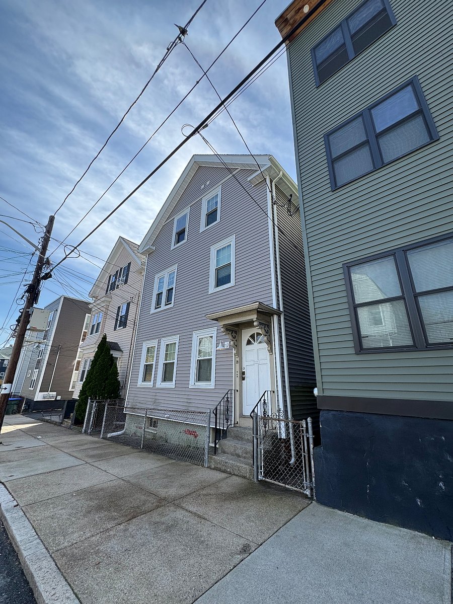 Exterior view as seen from the street.