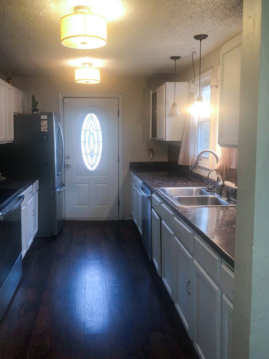 Plenty on counter space and cabinets in a modern kitchen